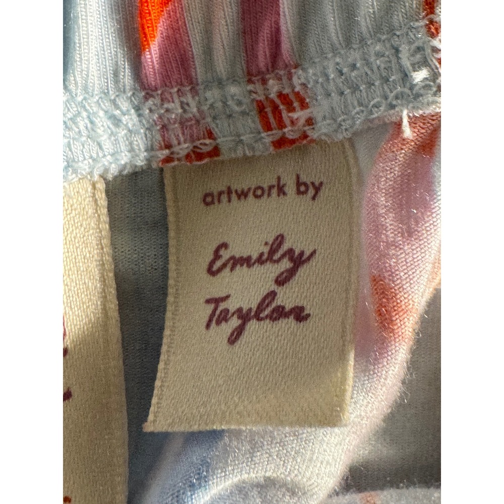 Anthropologie Emily Taylor Ski Ya Later Pajama Pants White Modal Large - Picture 6 of 10